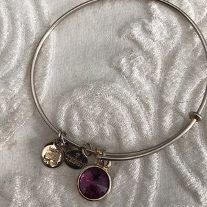 Alex and Ani Amethyst Bracelet